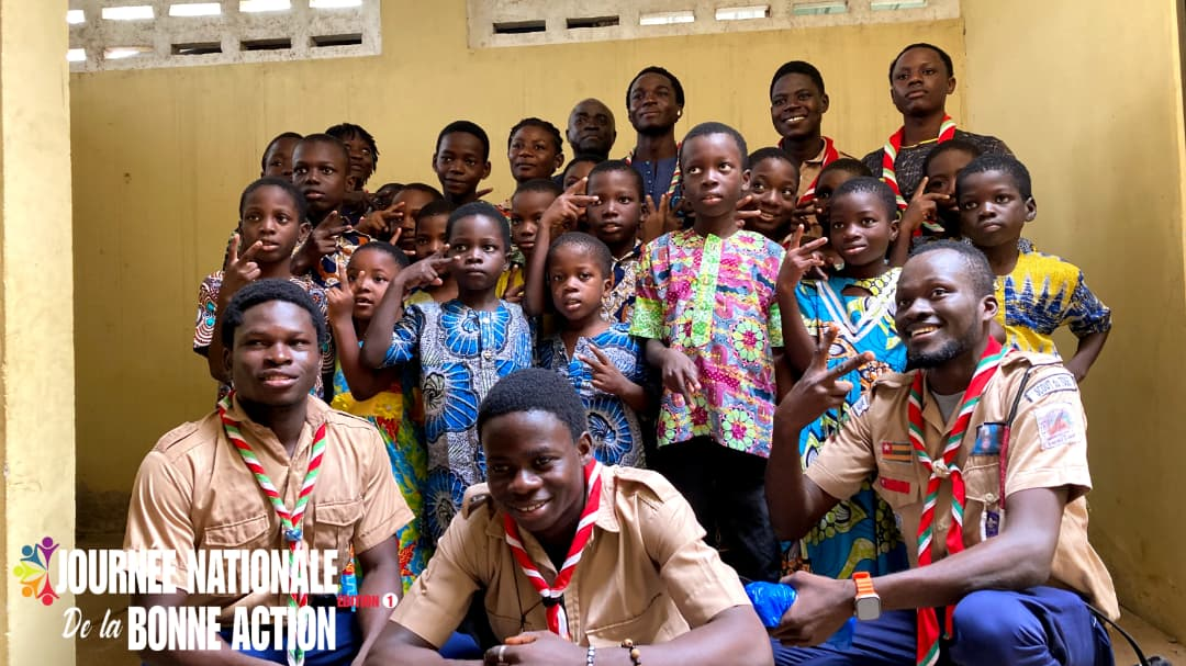1ère édition de la célébration de la Journée Nationale de la Bonne Action : les Scouts du Togo mobilisés pour le service communautaire