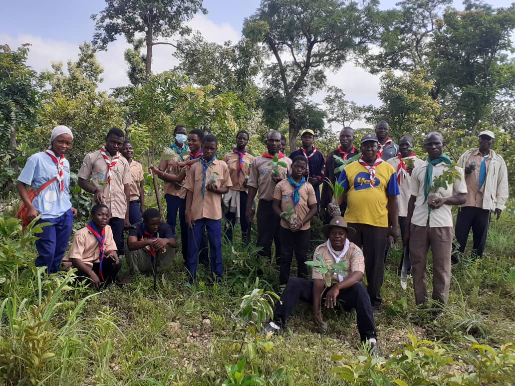 Les Scouts du Togo engagés pour la restauration de l'environnement à travers une grande campagne nationale de reboisement